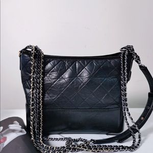 Chanel Hobo Black Bag Gabrielle medium
